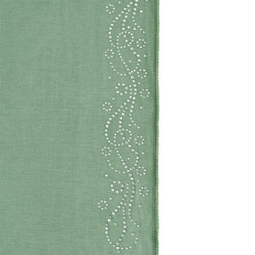 RS049  Mercerized cotton glass diamond hijab