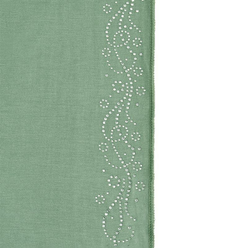 RS049  Mercerized cotton glass diamond hijab