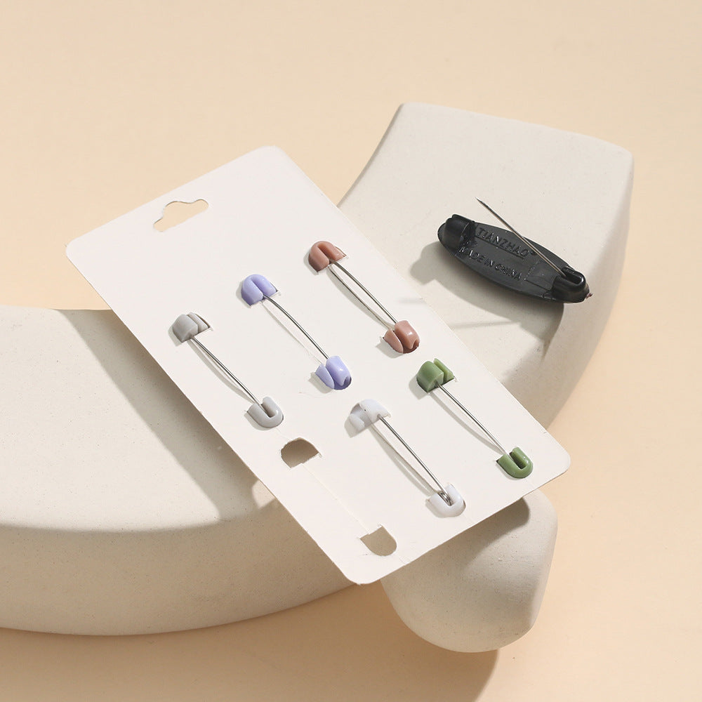 RU8701  Plastic Colorful Safety Hijab Pins