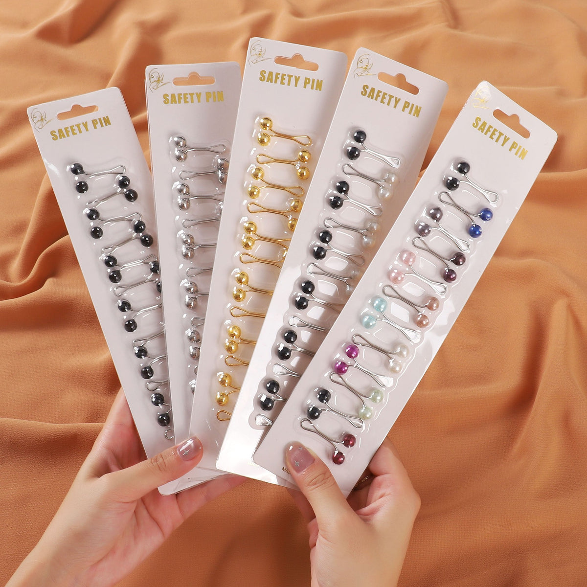 DGUXJ  Minimalist Multicolor Pearl Clip Fashion Accessory U-Shaped Pin