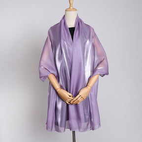 OGS01  Plain Glossy Organza Silky-Look Hijab