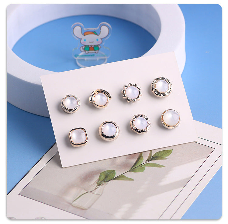 C-1079  Delicate Sweet Cat’s Eye Magnetic Clasp - MOQ: 8 pcs/style