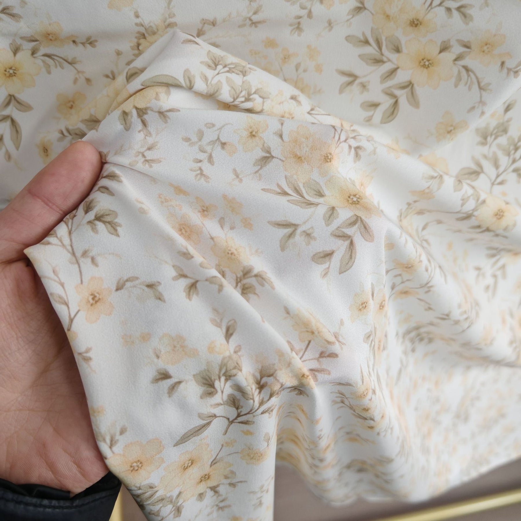 JBWJ001  Soft Modal Watercolor Printed Double-Sided Ethnic Long Hijab