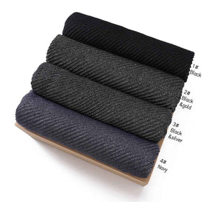 YZ112 Gold and Silver Thread Solid Color Crinkled Hijab