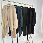 LR835  Two-piece suit of tie top and wide-leg pants