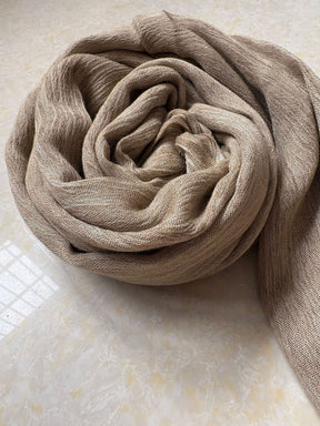 WJ009  Crinkled Rayon Scarf with All-Edges Stitched