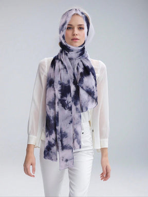 MYM06 Luxury Watercolor Series Modal Print Scarf/hijab