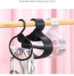 5508#13CM  Scarf rack hanger clothing store display scarf circle plastic scarf towel clothes hook thick storage rack