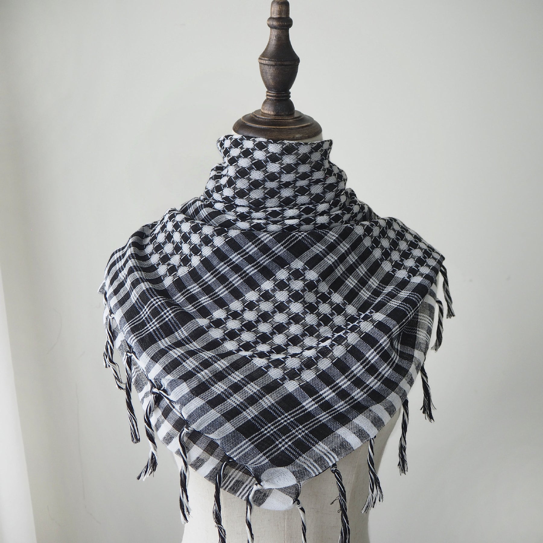 XA003  102*102cm Desert Tactical Tassel Scarf - MOQ:2