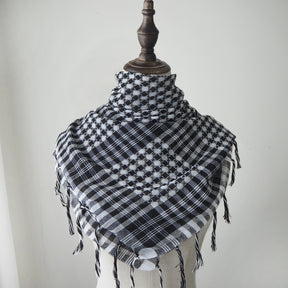 XA003  102*102cm Desert Tactical Tassel Scarf - MOQ:2