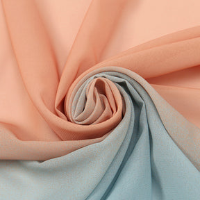 YW236 gradation color chiffon hijab