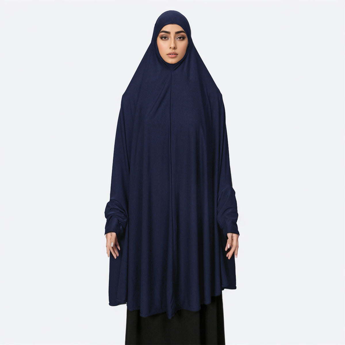 MSL096  Large hijab plus sleeves jumpsuit