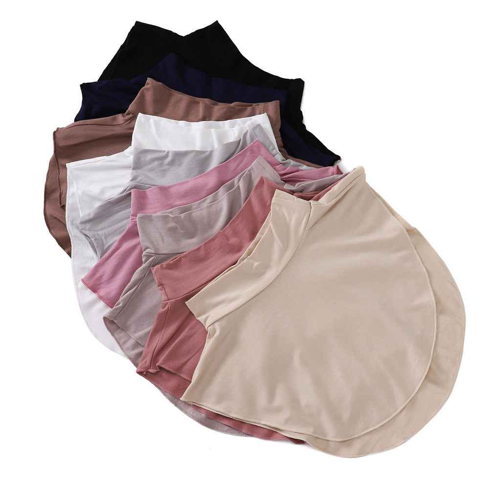 YZ135  Modal Solid Color Base Layer Versatile Accessory Faux Collar Snood