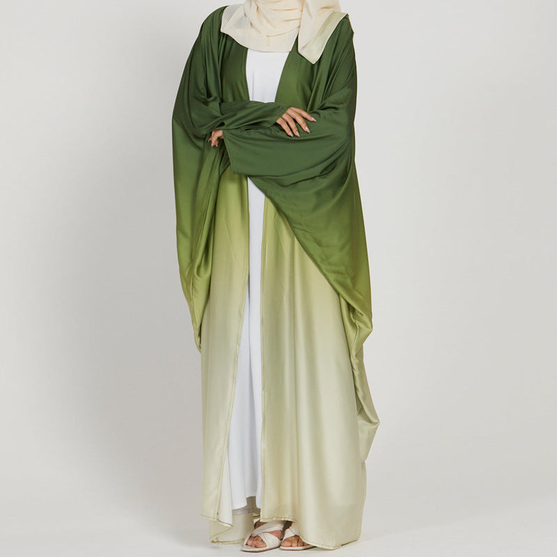 6750 Color Gradient Mobre Muslim Abaya