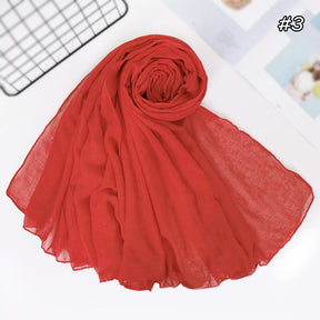 YW86 plain TR cotton hijab