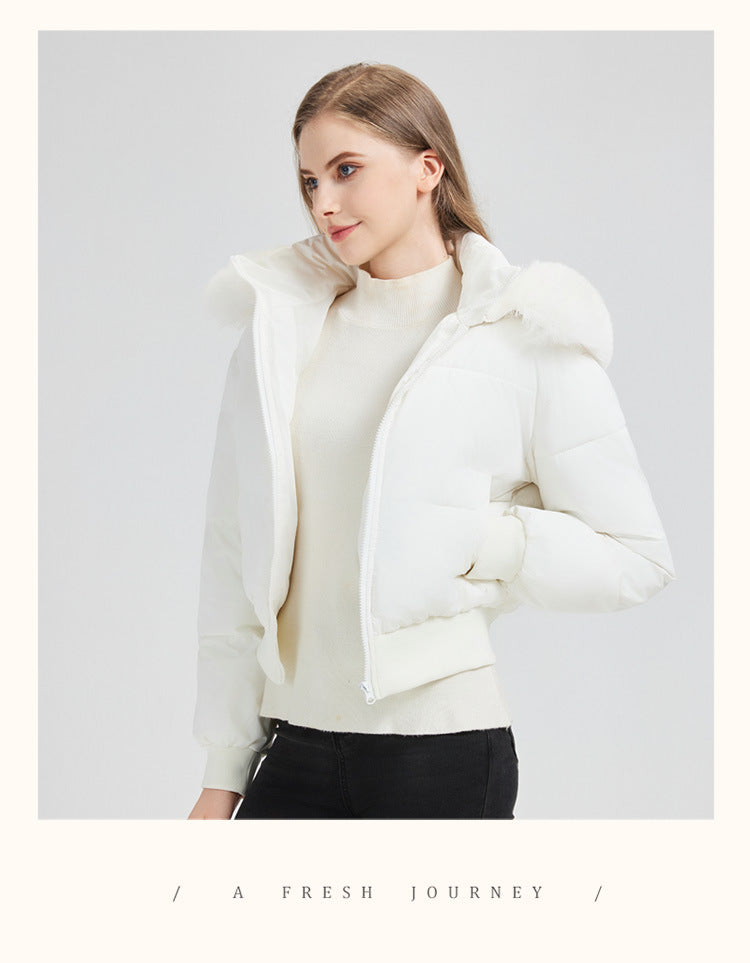 523  Women's Short Slim Winter Cotton-Padded Jacket Coat