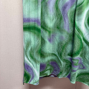 JB099  Mercerized Cotton Double Sided Watercolor Marble Print Long Hijab