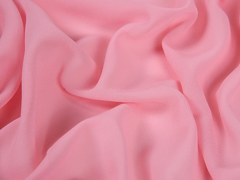 MSL121 plain pearl chiffon Feather hijab scarf