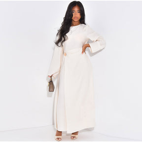 LR1077  Women's Plain Minimalist Dress for Daily Wear