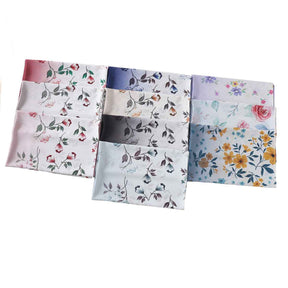 YZ202  Ombre Floral Print Pearl Chiffon Hijab