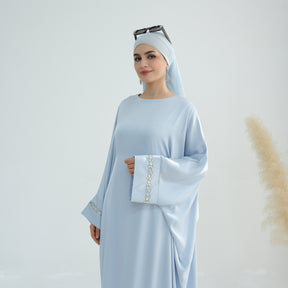 LR814 Plain Polyester Hotfix Rhinestone Dress
