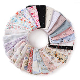 YH1-282  Breathable pearl chiffon print hijab