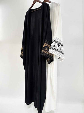 F418  Fashionable outerwear embroidered abaya