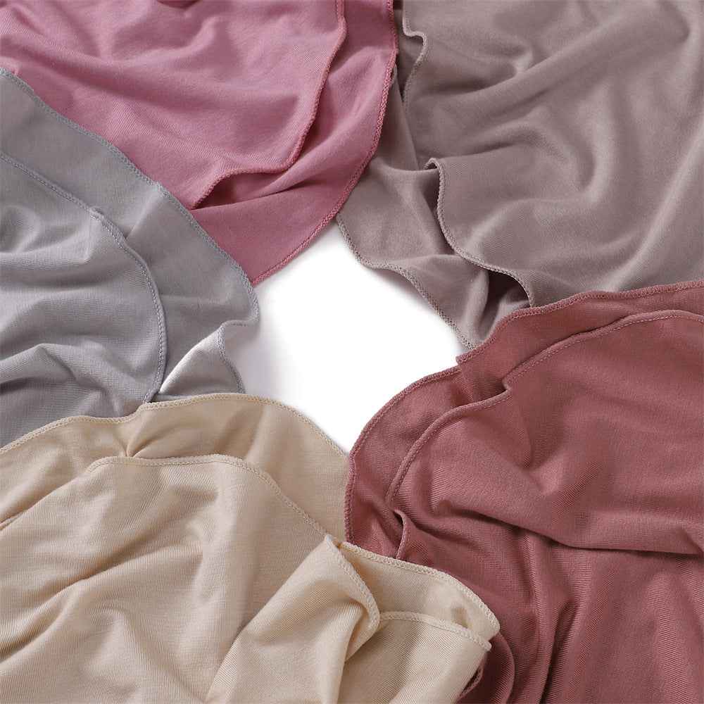 YZ135  Modal Solid Color Base Layer Versatile Accessory Faux Collar Snood