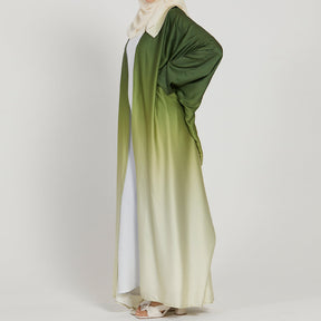 6750 Color Gradient Mobre Muslim Abaya