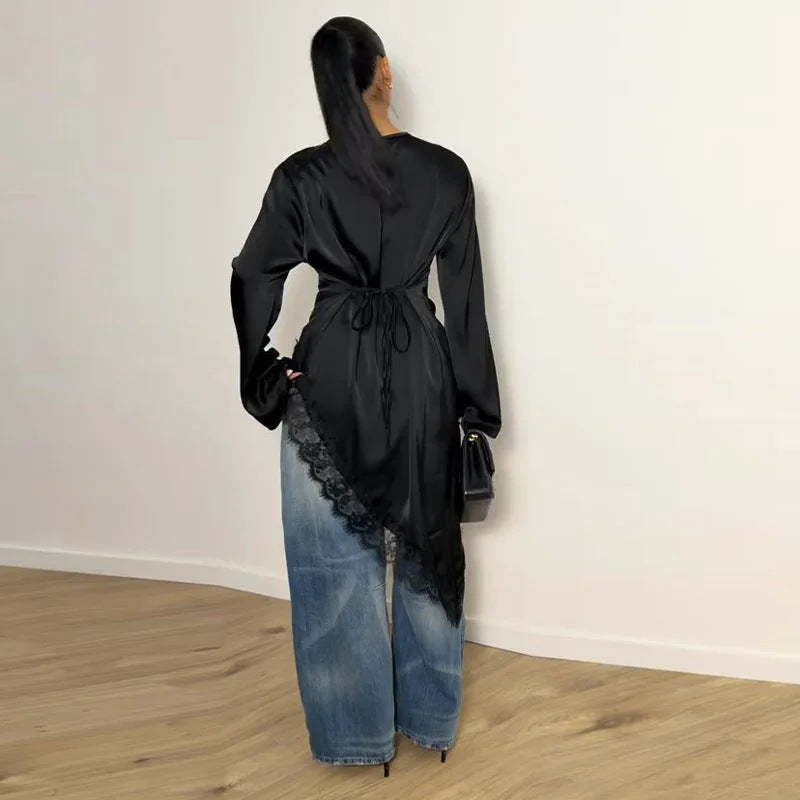 T04  Casual Fashion Slim Fit Abaya Long Dress