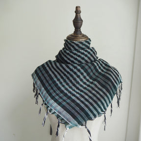 XA003  102*102cm Desert Tactical Tassel Scarf - MOQ:2