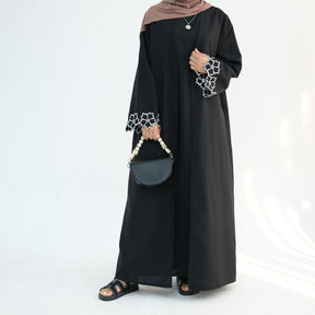 LR899&amp;LR900 Turkish Dubai Cardigan Bunga Sulam Abaya