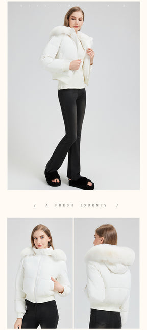 523  Women's Short Slim Winter Cotton-Padded Jacket Coat