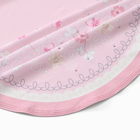 MSL235  Floral Printed Polyester Instant Hijab