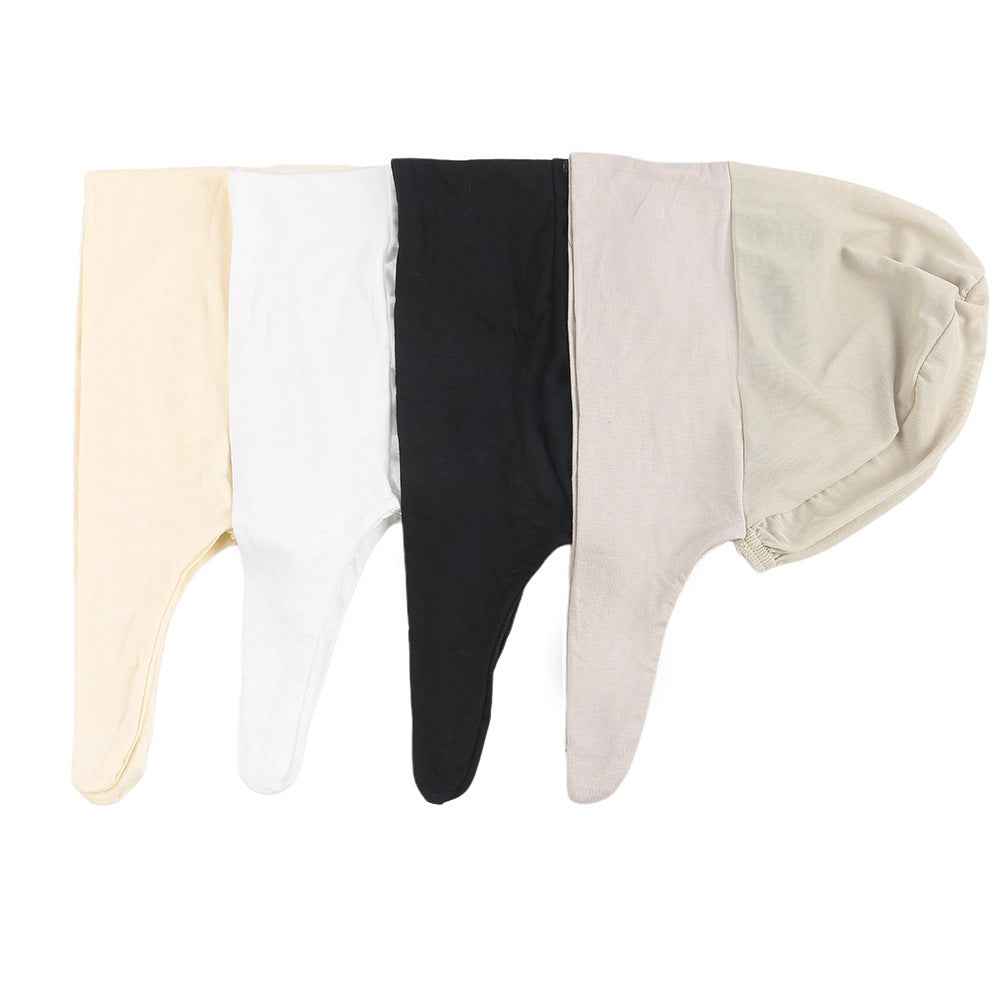 WJ072  Breathable Mesh Mercerized Cotton Hijab Cap