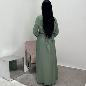 LR1077  Women's Plain Minimalist Dress for Daily Wear