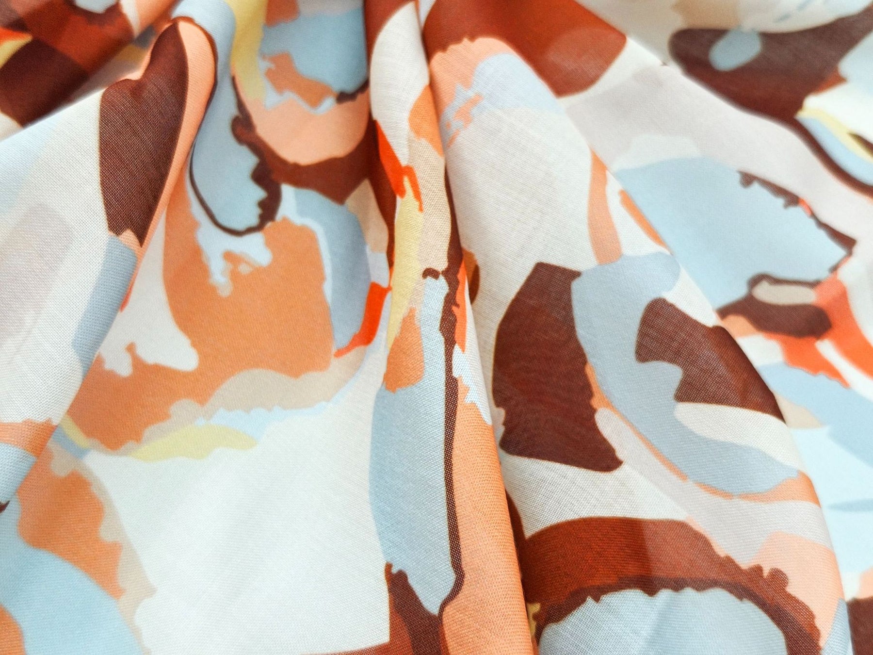 G1045 110*110cm  Quick-Dry Sun-Shading Voile Printed Square Scarf