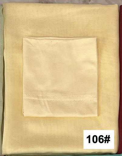 HY006 Gorro de algodón de bambú fino, transpirable, de color sólido