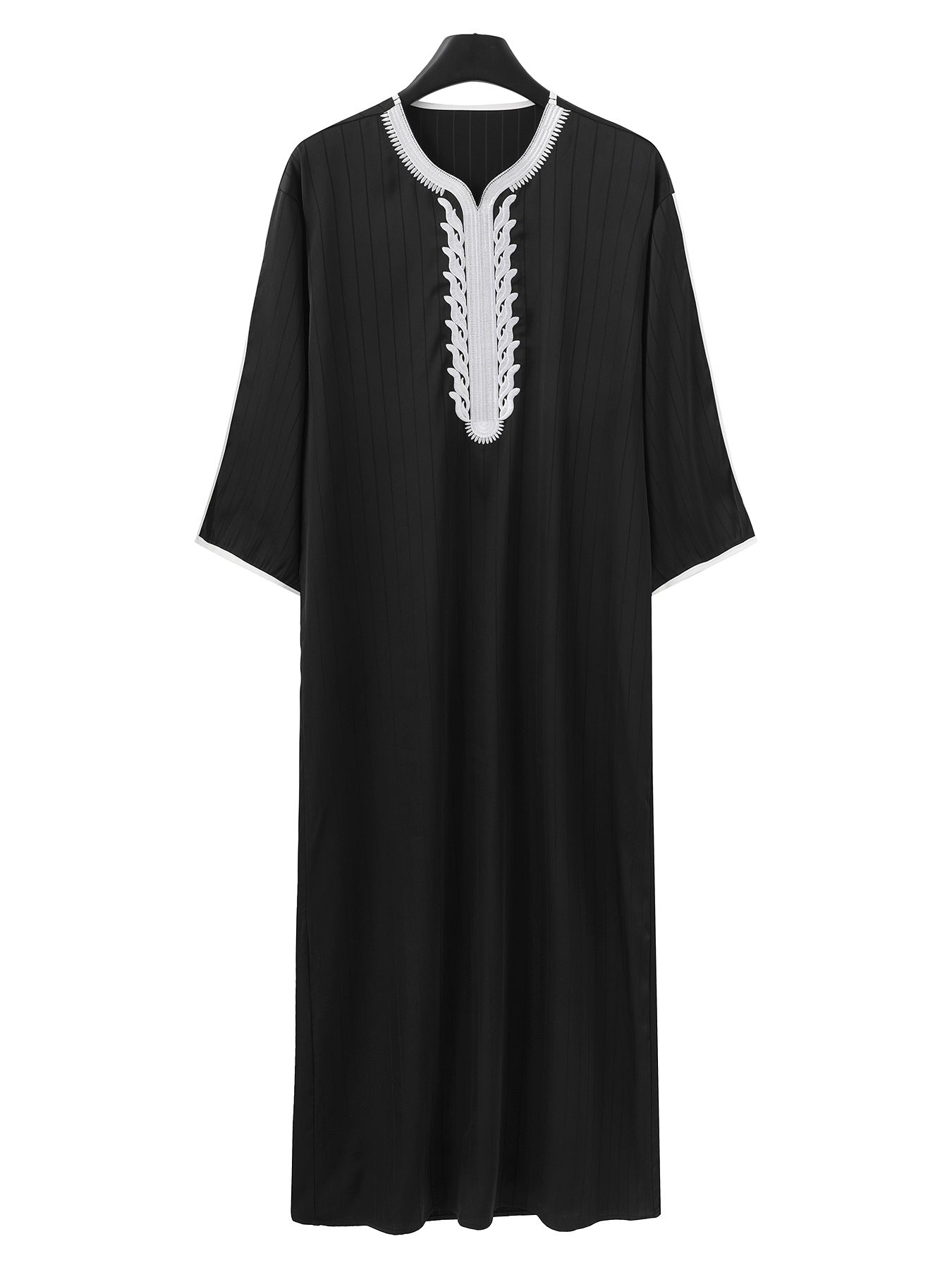 jl05 Foreign trade Muslim long-sleeved embroidered ethnic style Arab robe men's robes  abaya