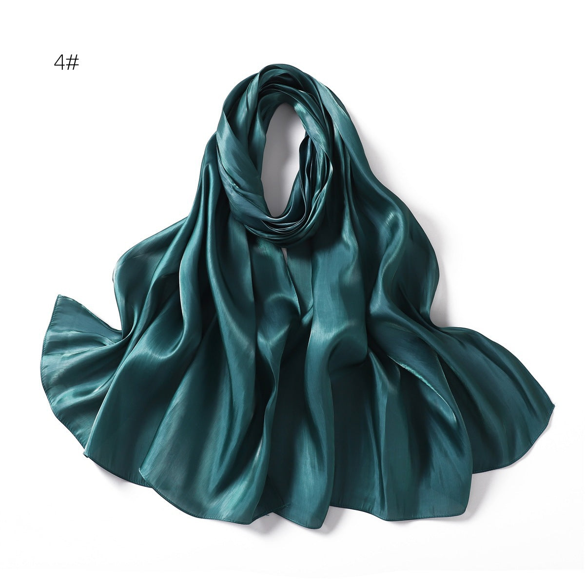 YZ206  Cross-border spring and summer new thin soft shining silk scarf women's Malay Indonesian scarf sunblock cape