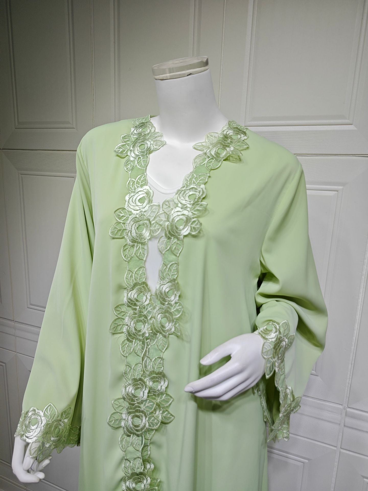 MQ276  Plain Single-Piece Outerwear Patchwork Floral Embroidery Casual Women Clothing