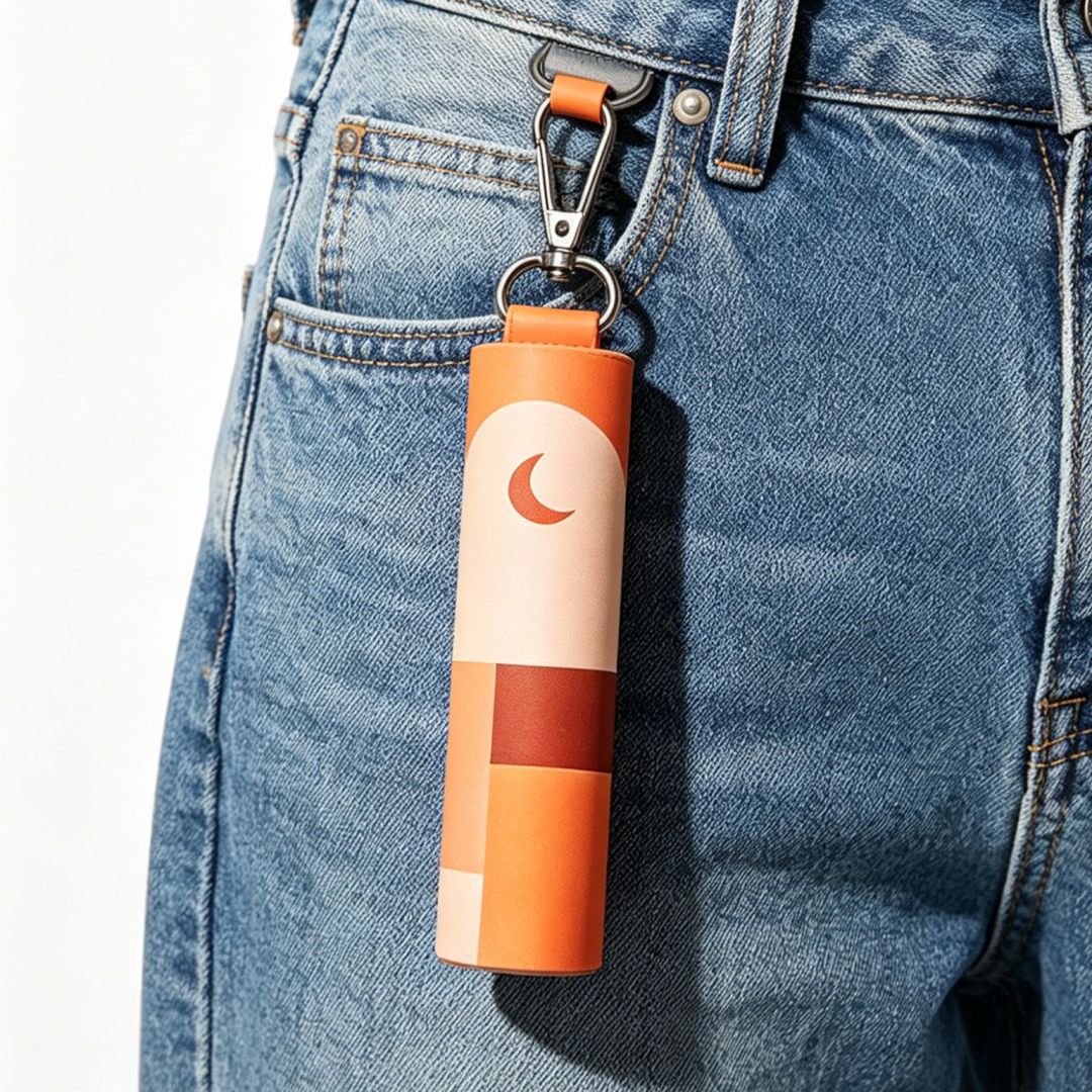 301126  Outdoor Portable Keychain Printed Polyester Prayer Rug