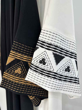 F418  Fashionable outerwear embroidered abaya