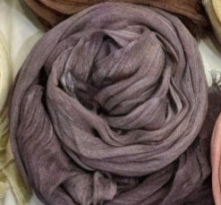 SS004 Plain Tassel Crinkle Modal Hijab