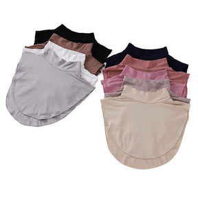 YZ135  Modal Solid Color Base Layer Versatile Accessory Faux Collar Snood