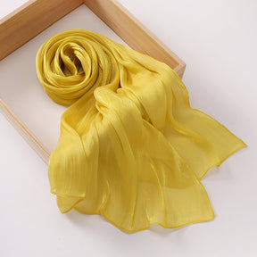 MSL348   New soft silk style bun head fashion gauze scarf travel vintage style scarf wholesale