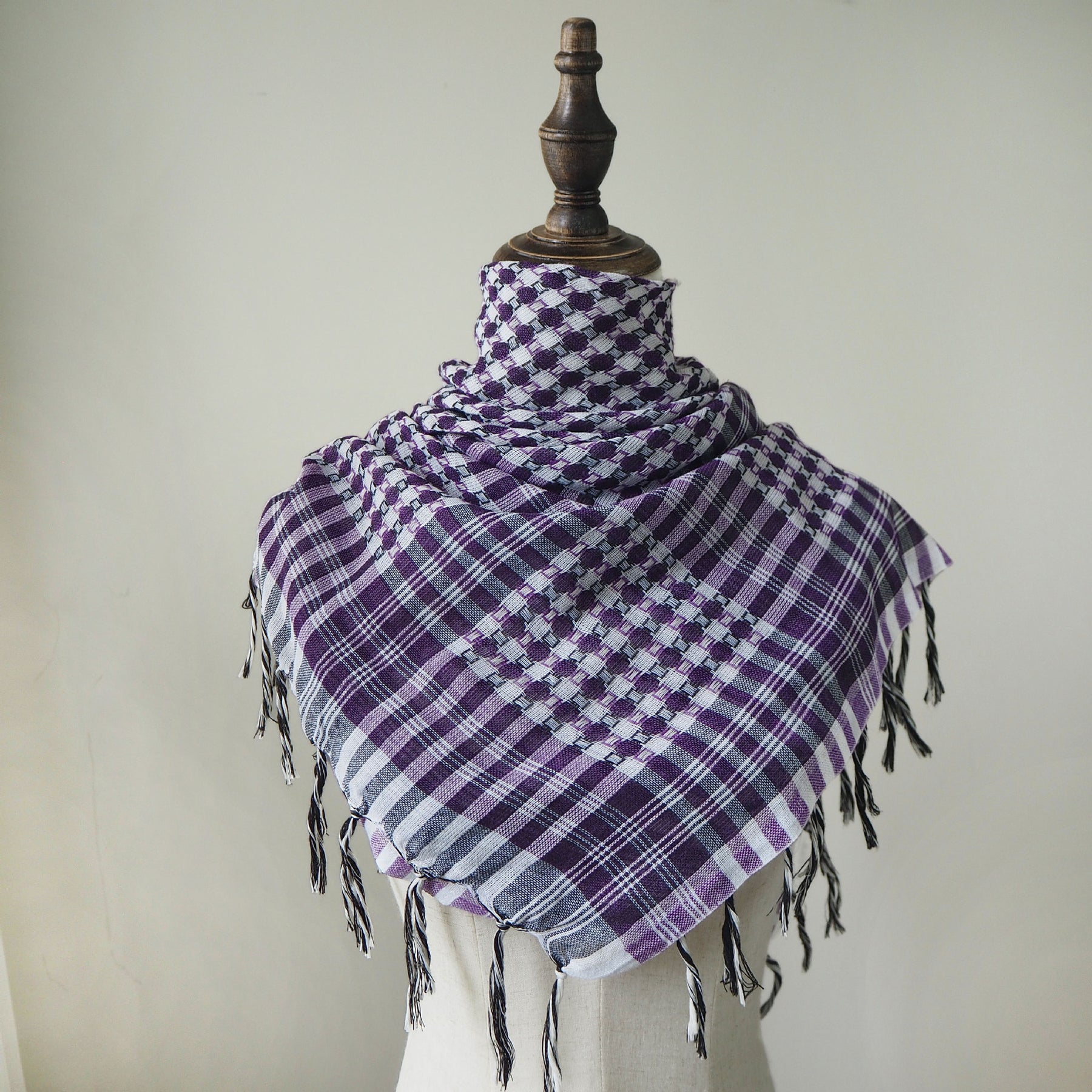 XA003  102*102cm Desert Tactical Tassel Scarf - MOQ:2