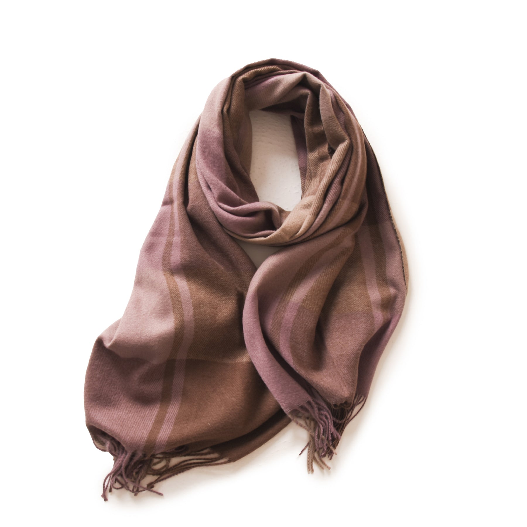 Fashion plaid cashmere scarf