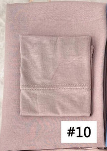 HY006 Gorro de algodón de bambú fino, transpirable, de color sólido