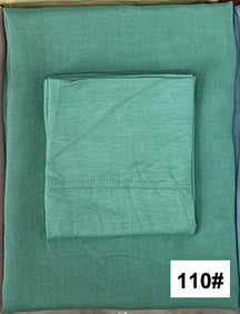 HY006 Gorro de algodón de bambú fino, transpirable, de color sólido